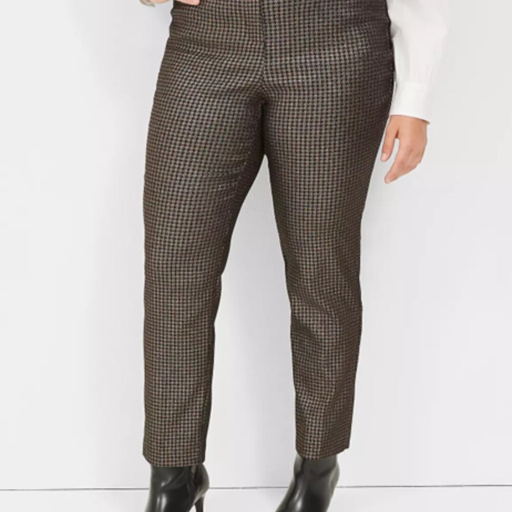 NWT Lane Bryant Lurex Slim Ankle 4-Season Pant--16